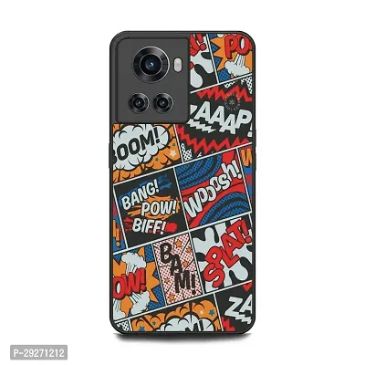 WallCraft Back Cover For OnePlus 10R 5G ( BOOM, LOGOS, COLORFULL, CARTOON, ART )-thumb0