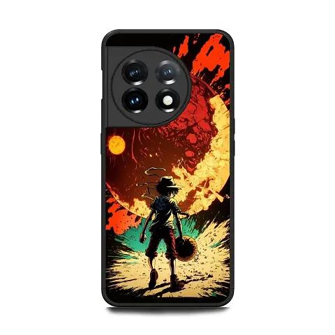 WallCraft Back Cover For OnePlus 11R 5G ( LUFFY, SMILE, ANIME, CARTOON )