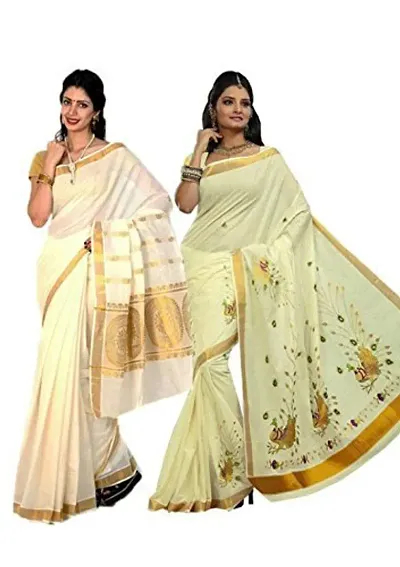 Beautiful Saree with Blouse piece (pack of 2)