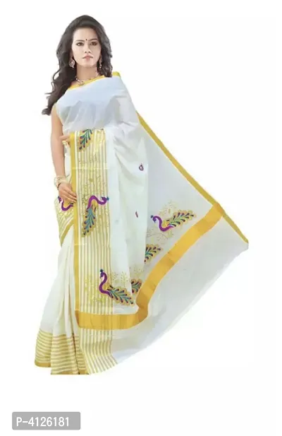 Beautiful Cotton Saree with Blouse piece