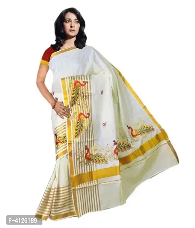 Beautiful Cotton Saree with Blouse piece