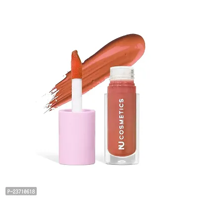 NU COSMETICS GLOSS DRIP Peach Popping  High Shine Lip Gloss  Vegan   Crueltyfree!