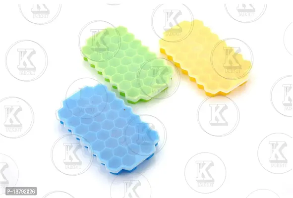 Plastic Ice Cube Trays Pack Of 3