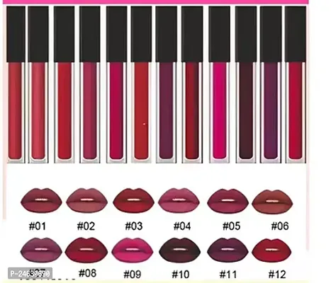 Premium Quality Lipstick For Women and Girl Pack of 12-thumb0