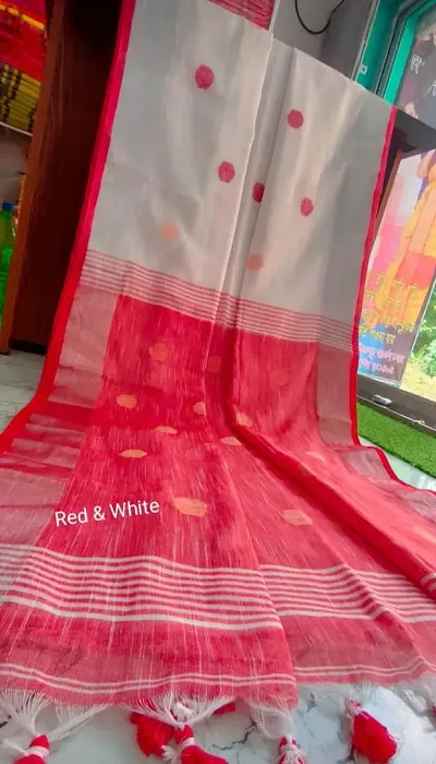 Trendy Khadi Cotton Sarees Without Blouse Piece