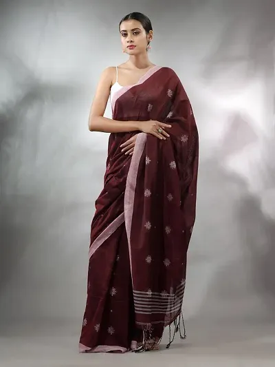 Beautiful Blend Saree Without Blouse Piece For Women