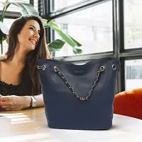 Purseus Blue Stylish Hand Bag-thumb1