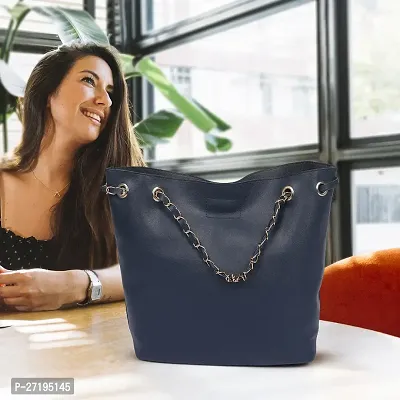 Purseus Blue Stylish Hand Bag-thumb2