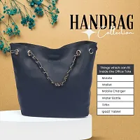 Purseus Blue Stylish Hand Bag-thumb4