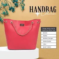 Purseus Red Stylish Hand Bag-thumb3