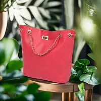 Purseus Red Stylish Hand Bag-thumb4