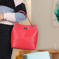 Purseus Red Stylish Hand Bag-thumb2