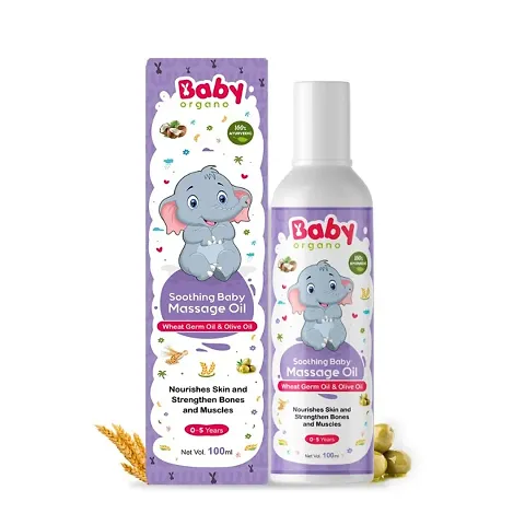 Kids Bath Powder and Baby Massage Oil and Nourishing Baby Lotion