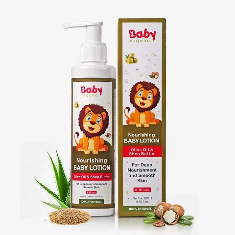 Kids Bath Powder and Baby Massage Oil and Nourishing Baby Lotion