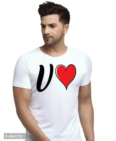 Men Round Neck Printed T-shirts