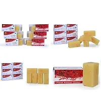 Real kesar handmade soap for skin whitening fairness and glow on face A COMPLETE HAND MADE SOAP WITH FRESH KESAR FRAGRANCE MAKES COMPLETE BATHING EXPERIENCE.(Pack Of 5)-thumb1