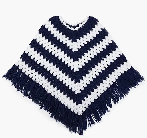 Fabulous Woolen Poncho For Girls