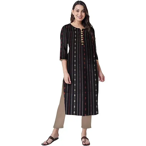 Suit Sangam Women's Khadi Kurta and Pant Set for Women Girls | Women's Kurta with Pant Set | Ethnic Set (Large, Brown)