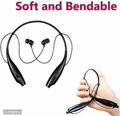 Modern Wireless Bluetooth Neckband Headphones with Mic-thumb4