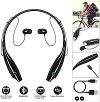 Modern Wireless Bluetooth Neckband Headphones with Mic-thumb4