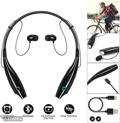 Modern Wireless Bluetooth Neckband Headphones with Mic-thumb5