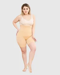 Women Cotton Spandex Beige Color Tummy Shaper-thumb1