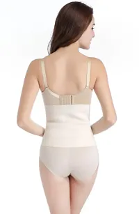 Stylish Beige Cotton Blend Solid Shapewear For Women-thumb1