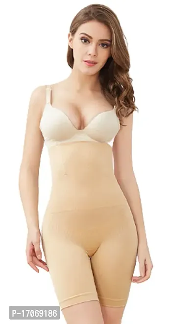 Buy Women Cotton Lycra Tummy Control 4-in-1 Blended High Waist Tummy And  Thigh Shapewear Online In India At Discounted Prices
