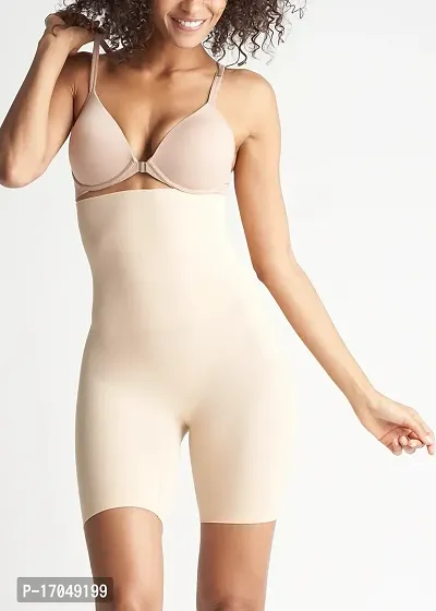 Cotton Blend Solid Shapewear For Women-thumb0