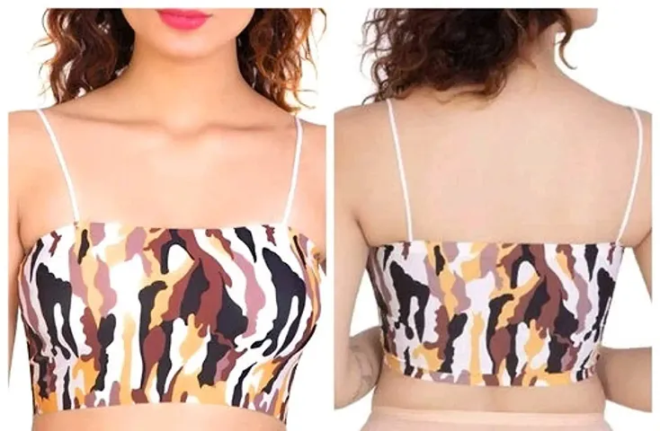 Beautiful Printed Padded Bralette for Women