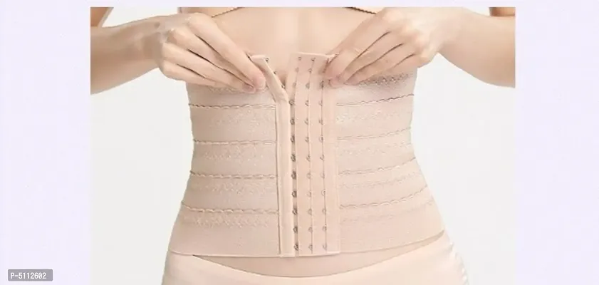 Beige Cotton Tummy And Thigh Shaper-thumb0