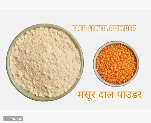 SS520 Masoor Dal Powder ( 250g.) Red Lentil Powder For Herbal face wash Skin Fairness Anti Aging Wrinkles Acne Pimples and Dark spots
