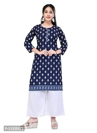 4k fashion Women Printed Kurti for Office Wear, Casual Kurti, Regular Wear,Kurta for Women/Girls Kurtis-thumb0