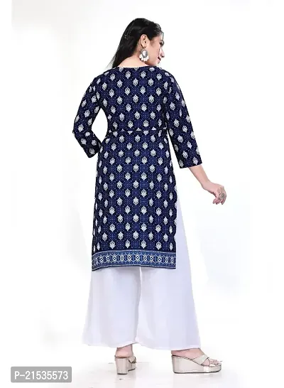 4k fashion Women Printed Kurti for Office Wear, Casual Kurti, Regular Wear,Kurta for Women/Girls Kurtis-thumb2