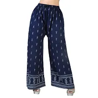 Women's Regular Fit Rayon Palazzos-thumb1