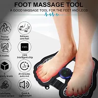 EMS Foot Massager,Electric Feet Massager Deep Kneading Circulation Foot Booster for Feet and Legs Muscle Stimulator,Folding Portable Electric Massage Machine with 8 Modes 19-thumb1