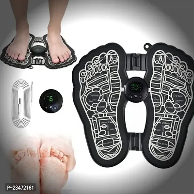 EMS Foot Massager,Electric Feet Massager Deep Kneading Circulation Foot Booster for Feet and Legs Muscle Stimulator,Folding Portable Electric Massage Machine with 8 Modes 19-thumb3