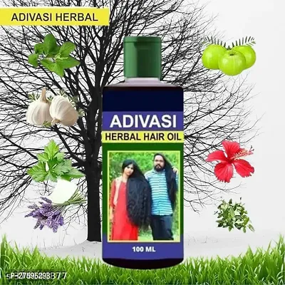 Adivasi Herbal Hair Oil For All Type of Hair Problem Herbal Growth Hair Oil  (100 ml)-thumb0