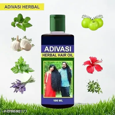 Adivasi Hair Oil For All Type Of Hair Problem Herbal Growth Hair Oil  (100 Ml)-thumb0