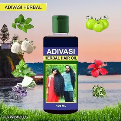 Adivasi Hair Oil For All Type Of Hair Problem Herbal Growth Hair Oil  (100 Ml)-thumb0