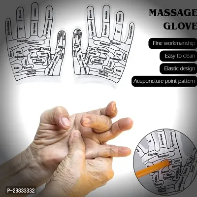 Acupressure Hand Socks with Stick Full Body Massager English Typing Stocks-thumb4