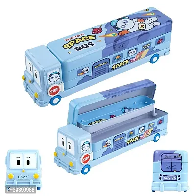 Bus Shape Pencil Box For Kids-thumb0