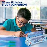 Bus Shape Pencil Box For Kids-thumb1