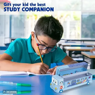 Bus Shape Pencil Box For Kids-thumb2