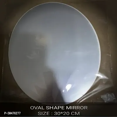 Pack of 2 Oval Shape Mirror Sticker for Wall-thumb2