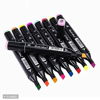 Markers Pen 48 Pcs | Drawing Art Markers 48 Colour Artist Alcohol Based Sketch markers Dual Tip permanent Colour Marker Pens Set-thumb4