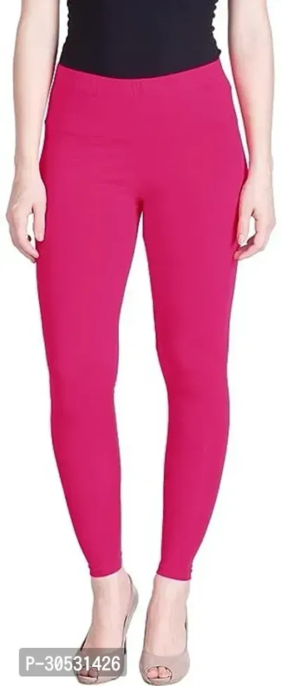 mvk fashion Ankle Length  Ethnic Wear Legging Pink Solid