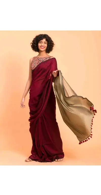 Hot Selling Khadi Cotton Saree with Blouse piece 