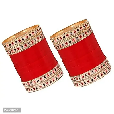 unique Fancy Glittering chunky Chooda bangles/Diva Chooda bracelet and bangles/plain patti chooda/ Bridal Fancy Chooda/Punjabi Chooda/ Rajasthani Chooda /Bridal Fashion Jwellery/Beauty and Ethnic Wear-thumb0