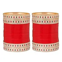 unique Fancy Glittering chunky Chooda bangles/Diva Chooda bracelet and bangles/plain patti chooda/ Bridal Fancy Chooda/Punjabi Chooda/ Rajasthani Chooda /Bridal Fashion Jwellery/Beauty and Ethnic Wear-thumb1
